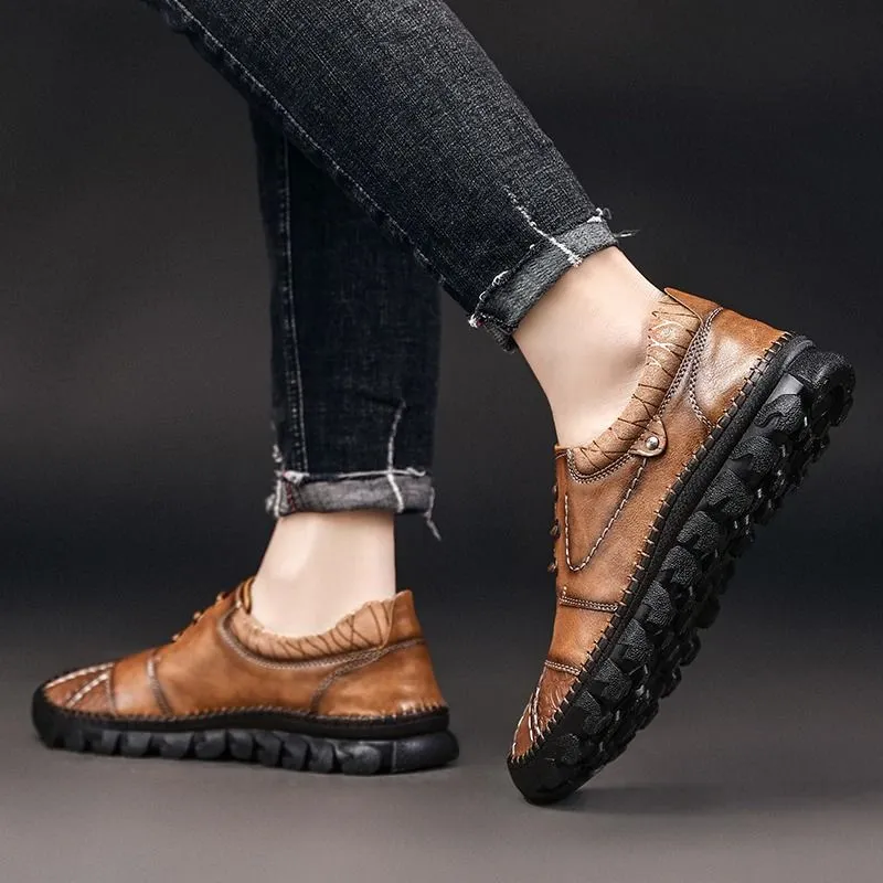 Men's Casual Split Leather Shoes