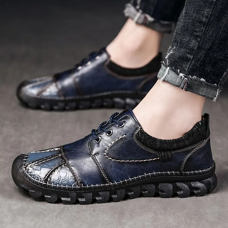 Men's Casual Split Leather Shoes