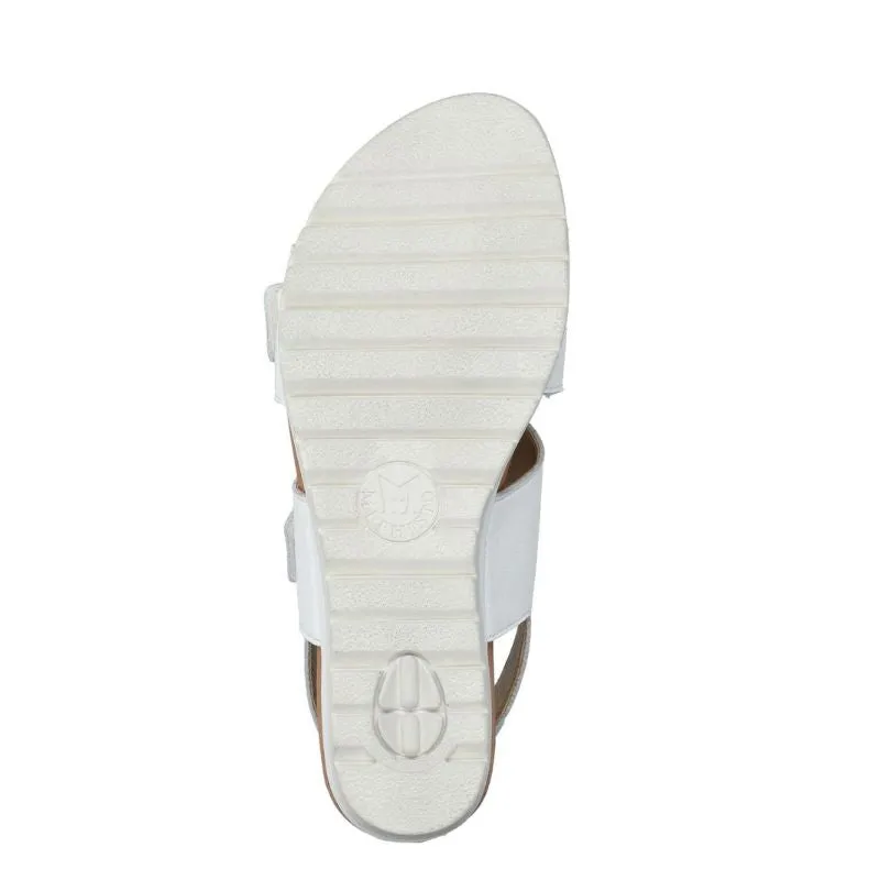 Mephisto Ysabel Spark White Women's Wedge Sandals