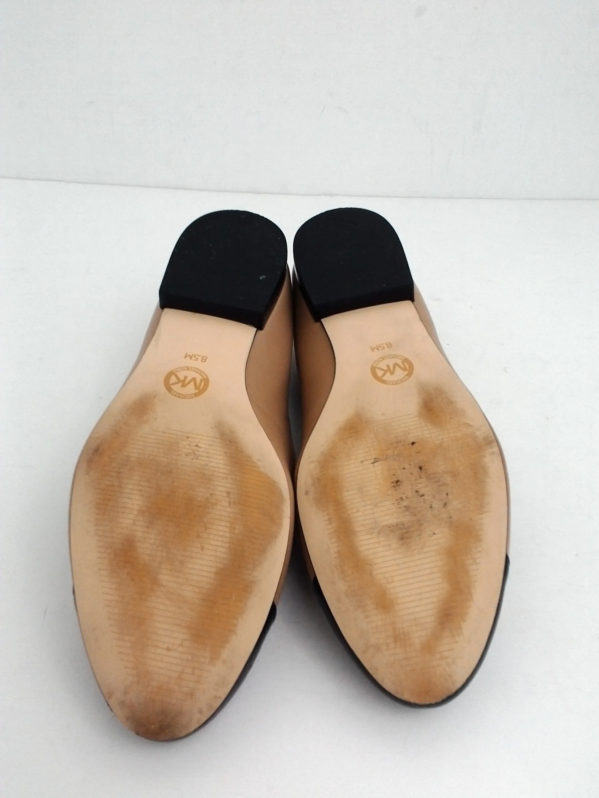 Michael Kors Women's Nude/Black Flats Size 8.5 M