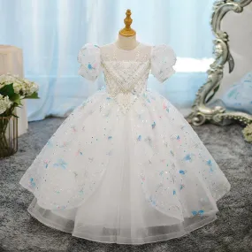 New Children's Evening Dress Birthday Party Girl Flower Girl Wedding Girl Princess Dress