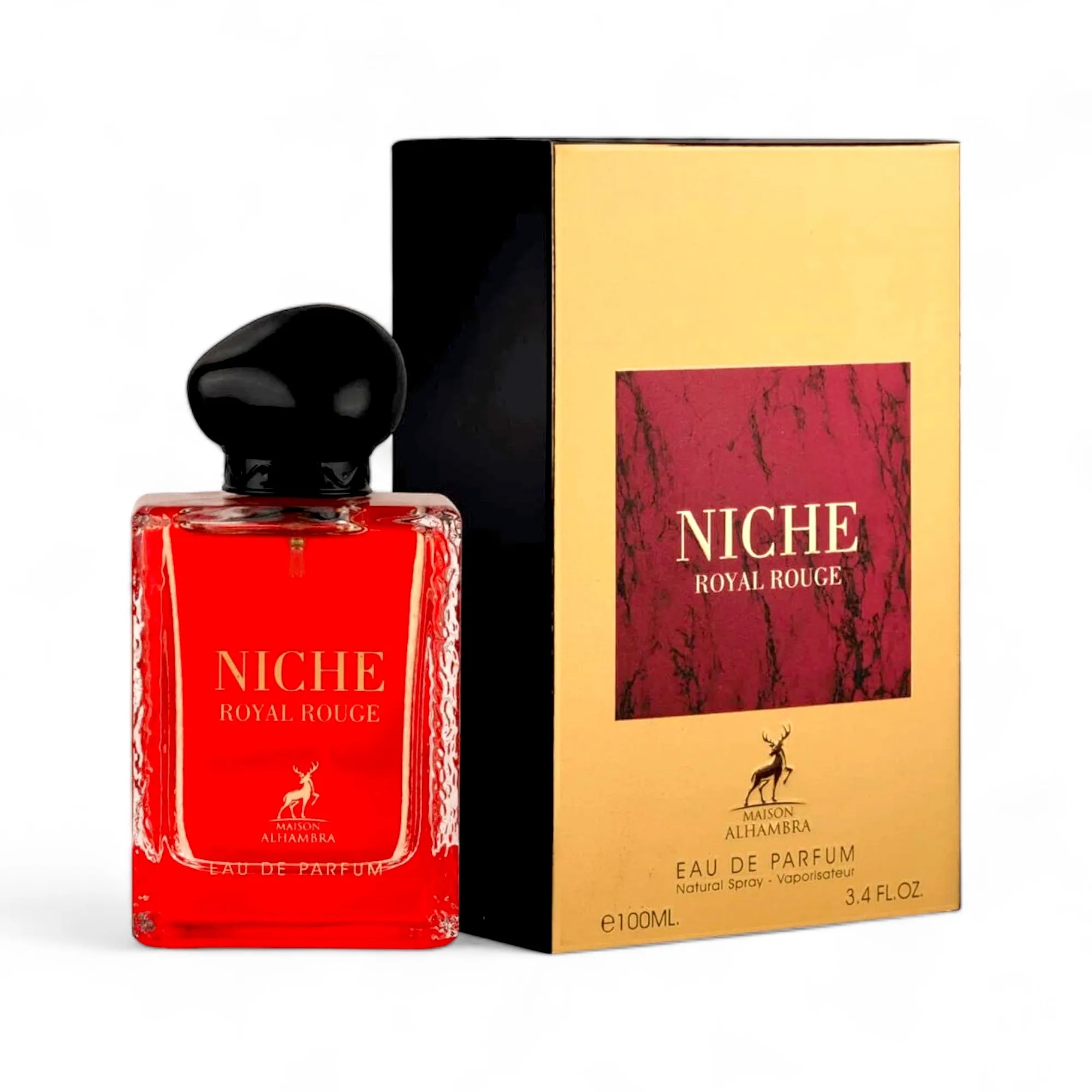 Niche Royal Rouge by Maison Alhambra Eau de Parfum 3.4 Oz Unisex