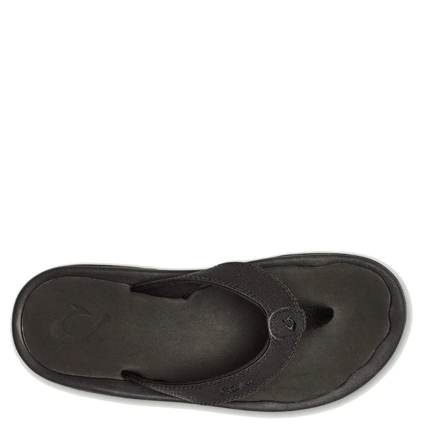 Olukai Men's 'Ohana Sandal - Black/Black 10110-4040