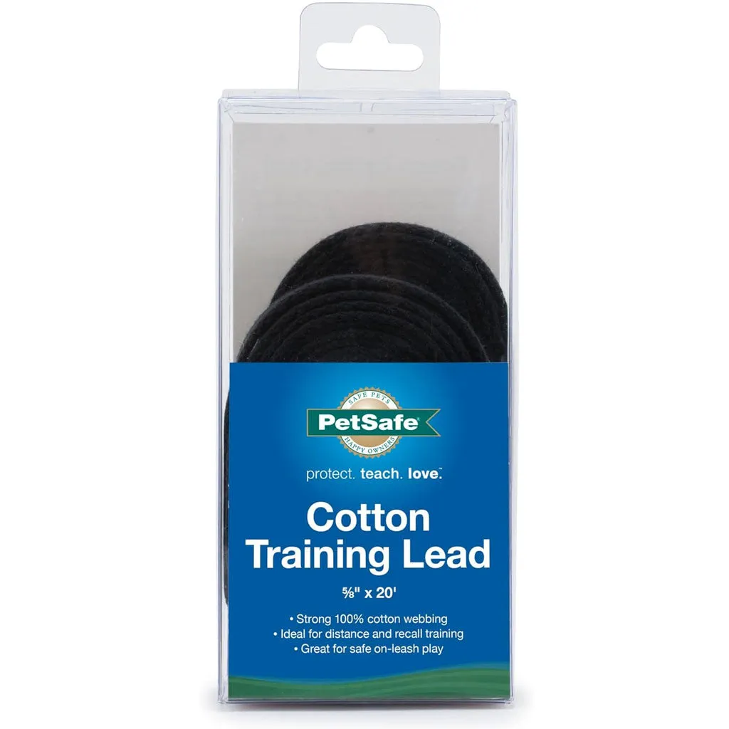 PetSafe Cotton Dog Training Lead, Black