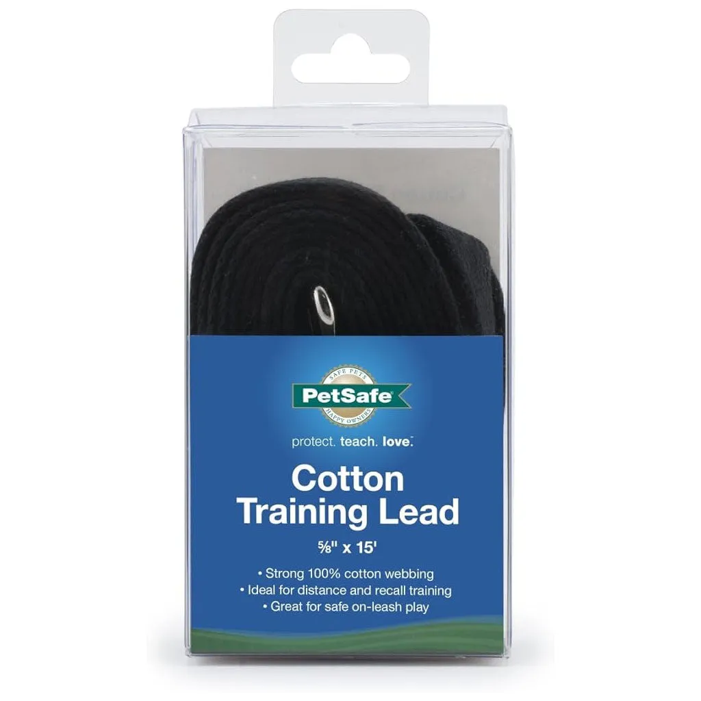 PetSafe Cotton Dog Training Lead, Black