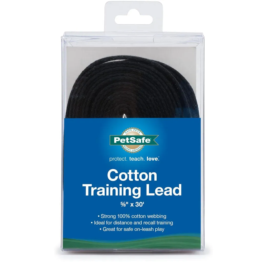 PetSafe Cotton Dog Training Lead, Black