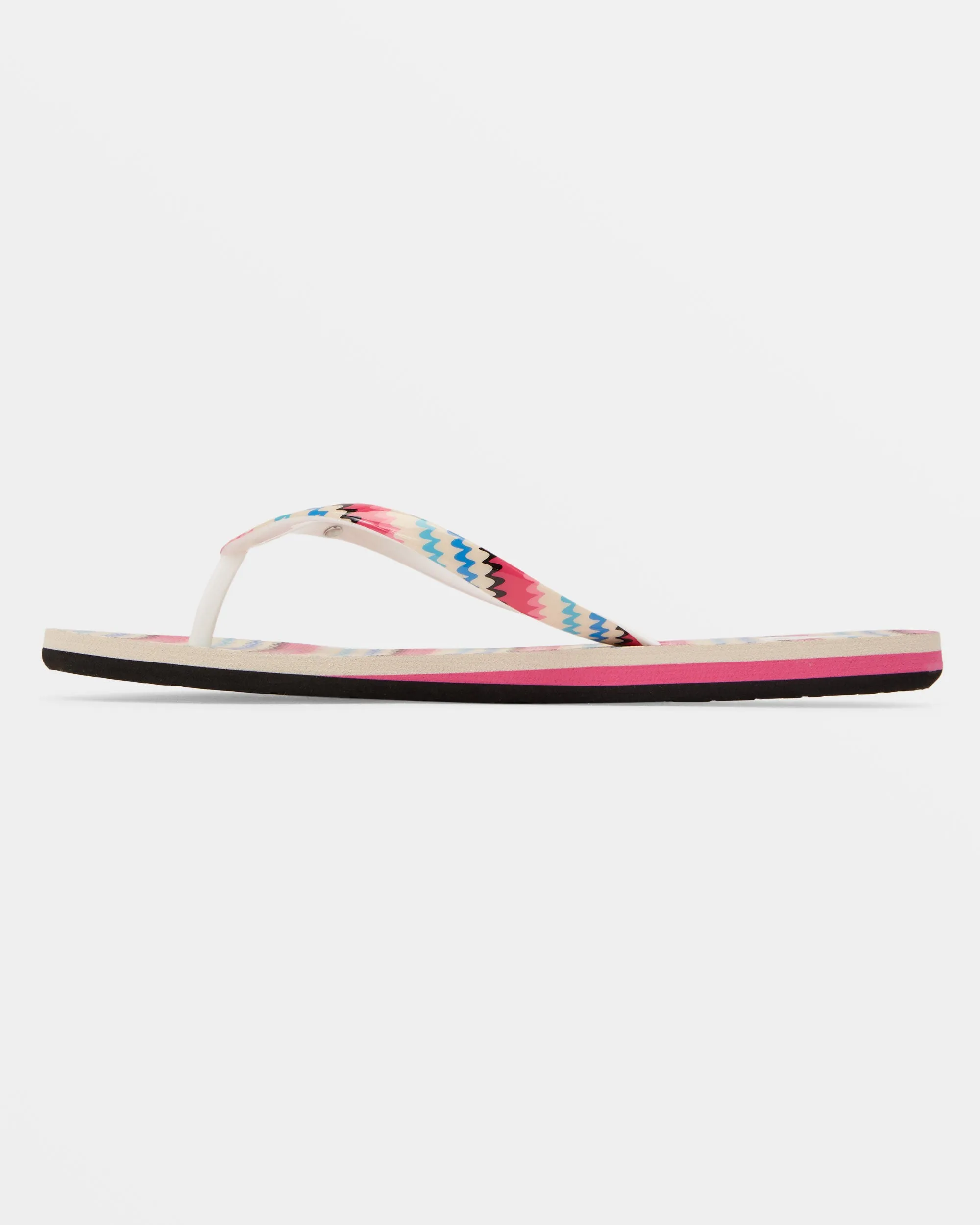 Portofino Flip-Flops - Black/Multi Stripe