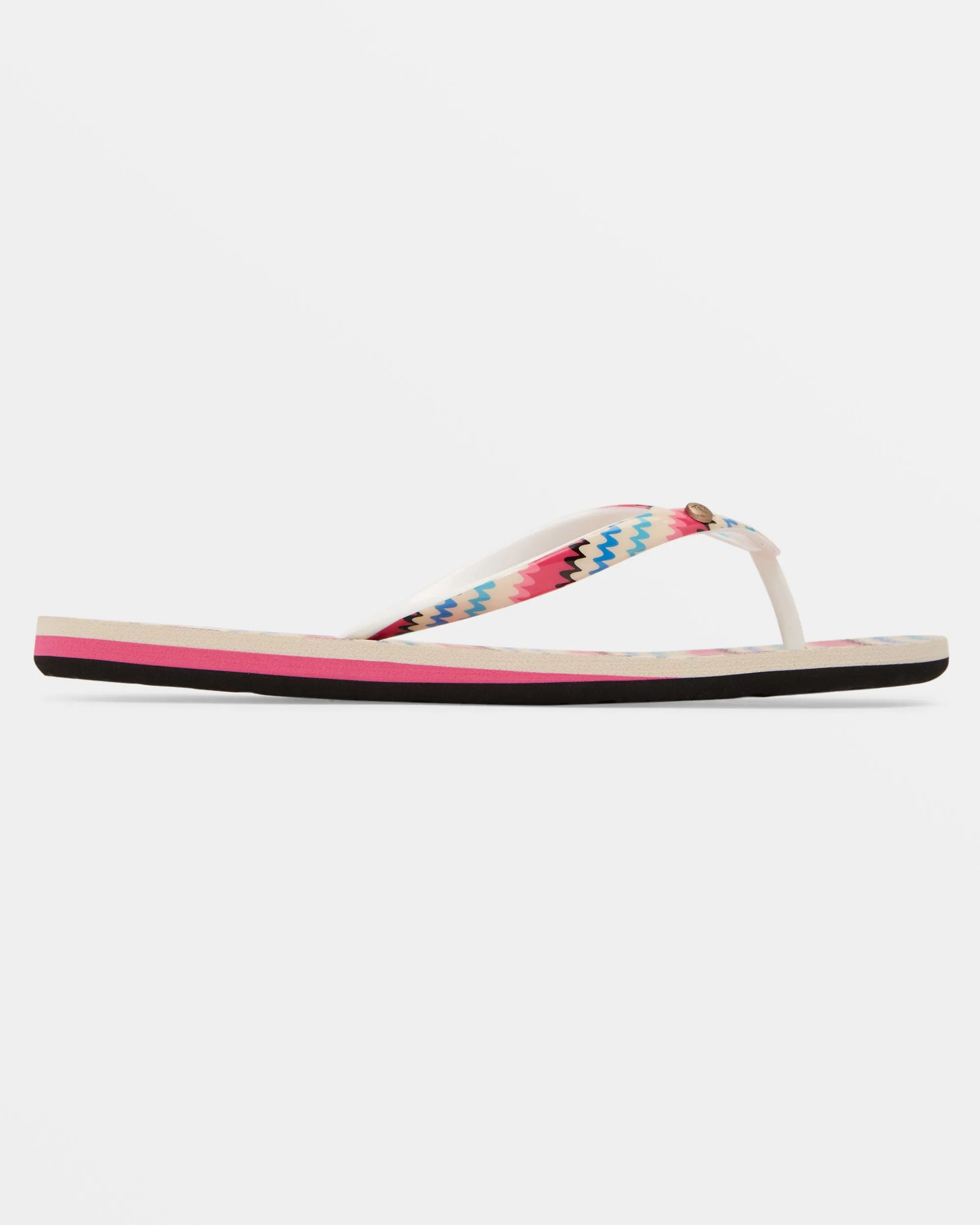 Portofino Flip-Flops - Black/Multi Stripe