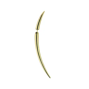 Quill Single Large Earring - Yellow Gold Vermeil