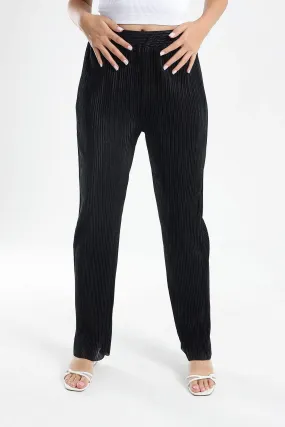 Ribbed Voile Pants