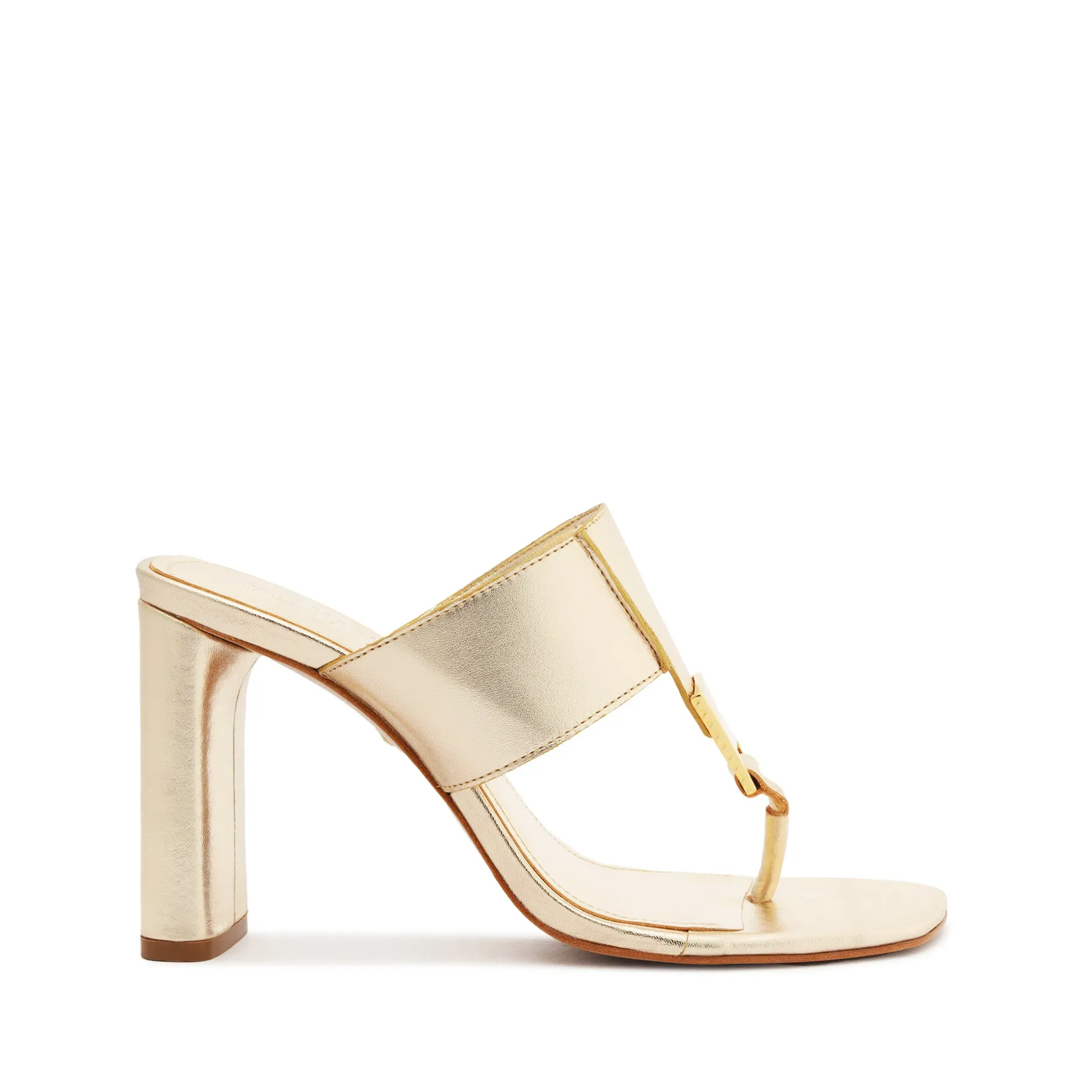 Salma Metallic Leather Sandal