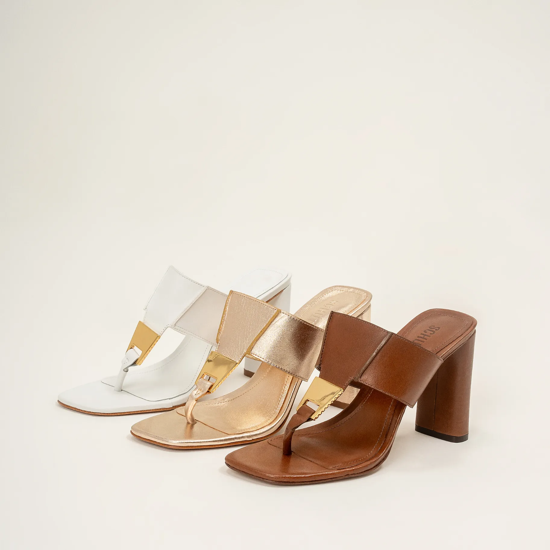 Salma Metallic Leather Sandal