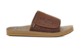 Sanuk Mens Bixby ST X Stone Brown