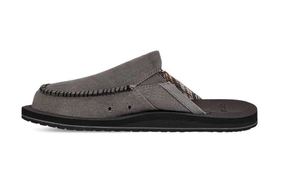 Sanuk Mens You Got My Back ST Hemp Dark Grey