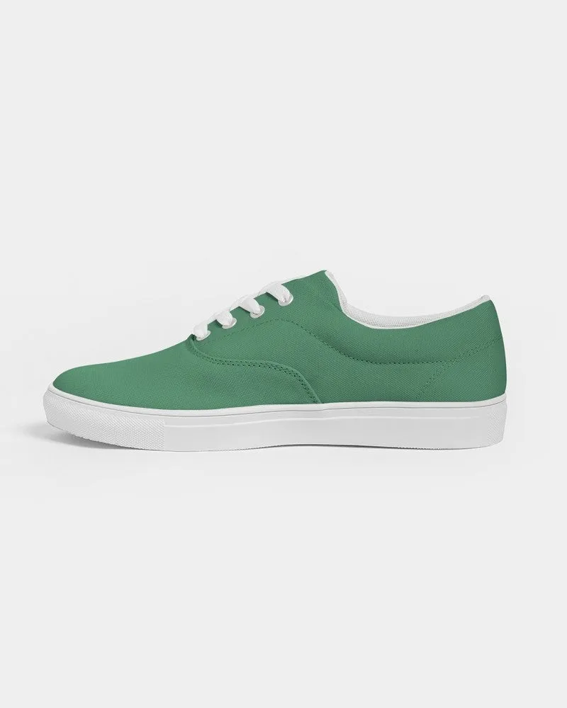 Shaded Pastel Green Canvas Sneakers | Women's | C60M0Y60K30