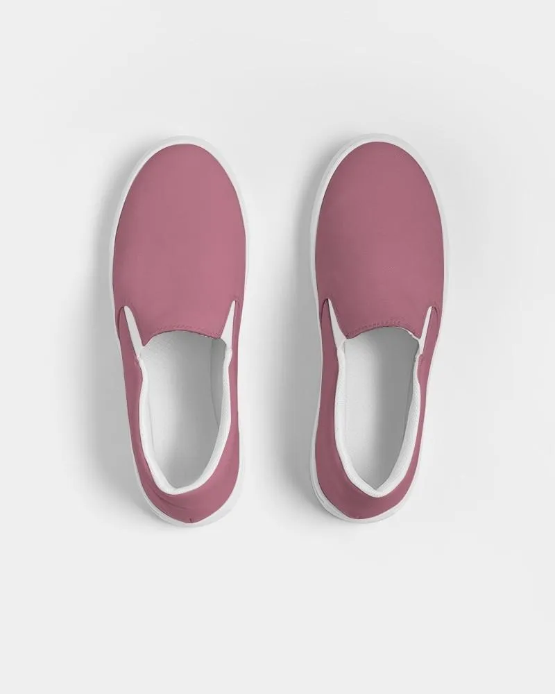 Shaded Pastel Pink Slip-On Canvas Sneakers | Men's | C0M60Y15K30