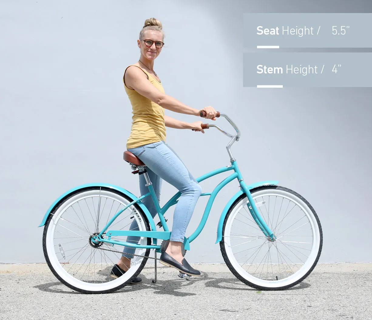 sixthreezero BE Women's Single Speed Beach Cruiser Bicycle