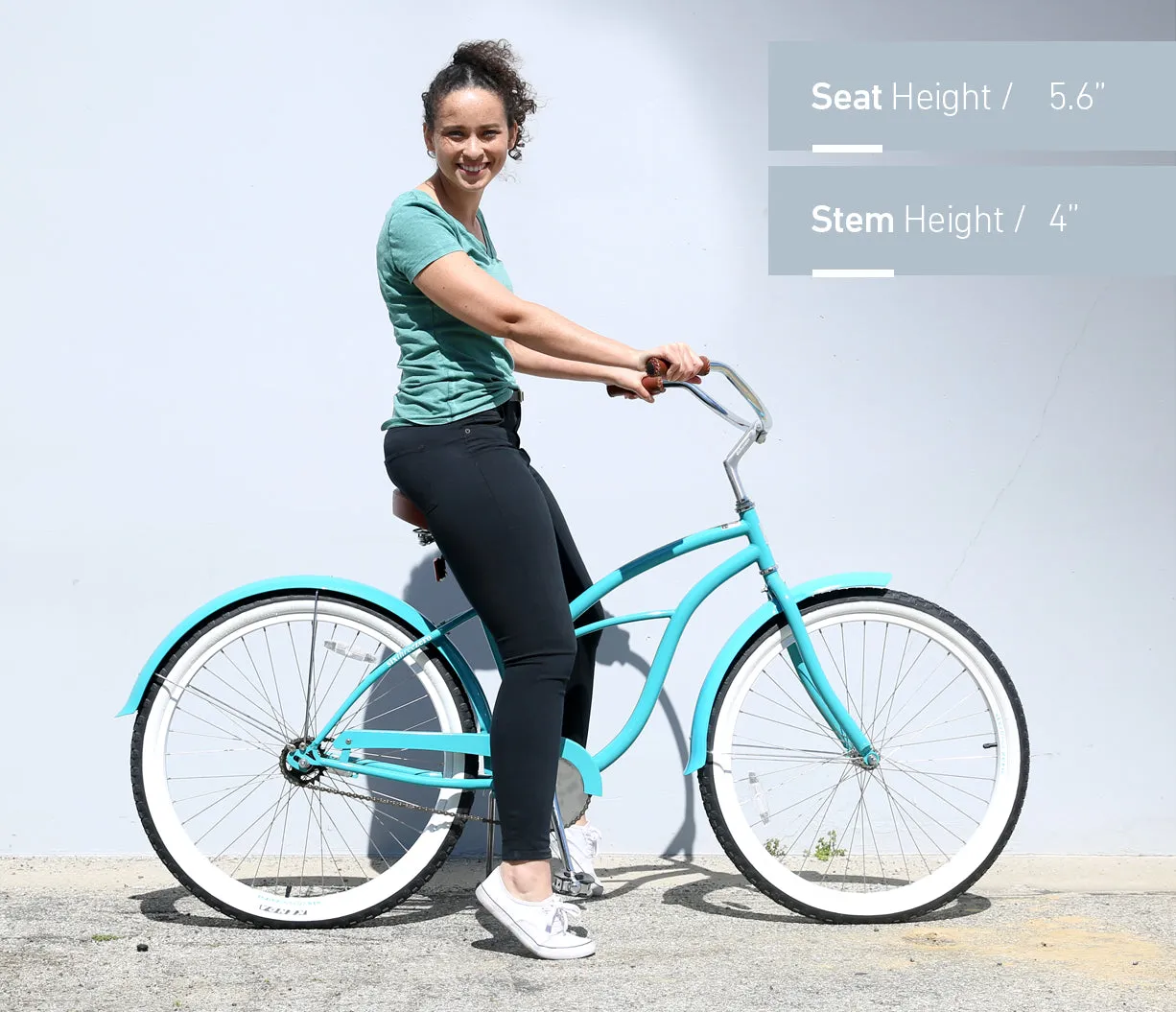 sixthreezero BE Women's Single Speed Beach Cruiser Bicycle