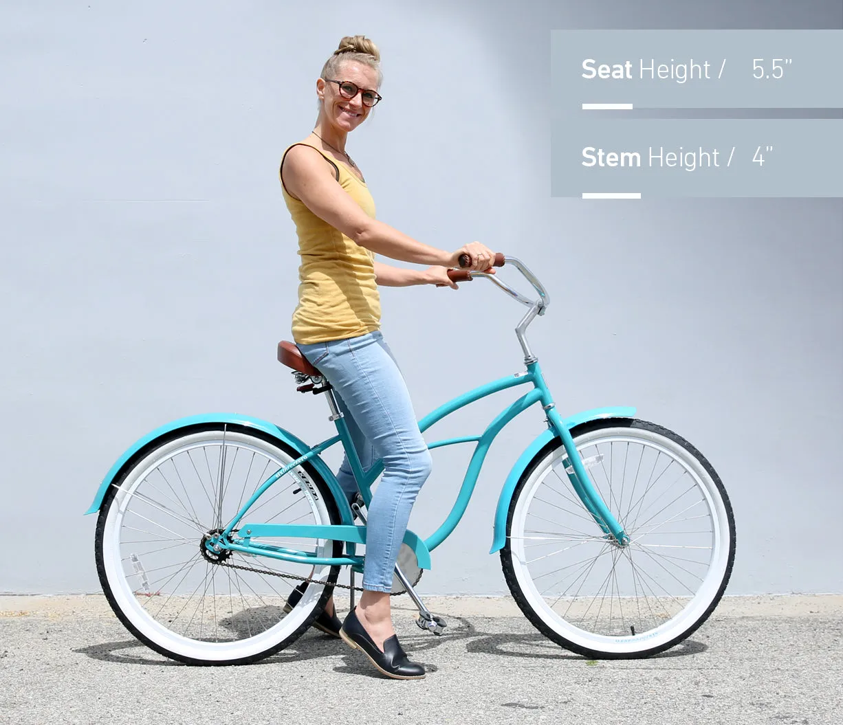 sixthreezero BE Women's Single Speed Beach Cruiser Bicycle