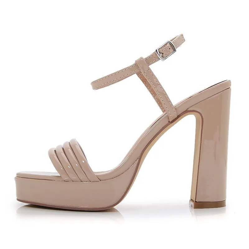 Square toes Ankle Strap Sandals