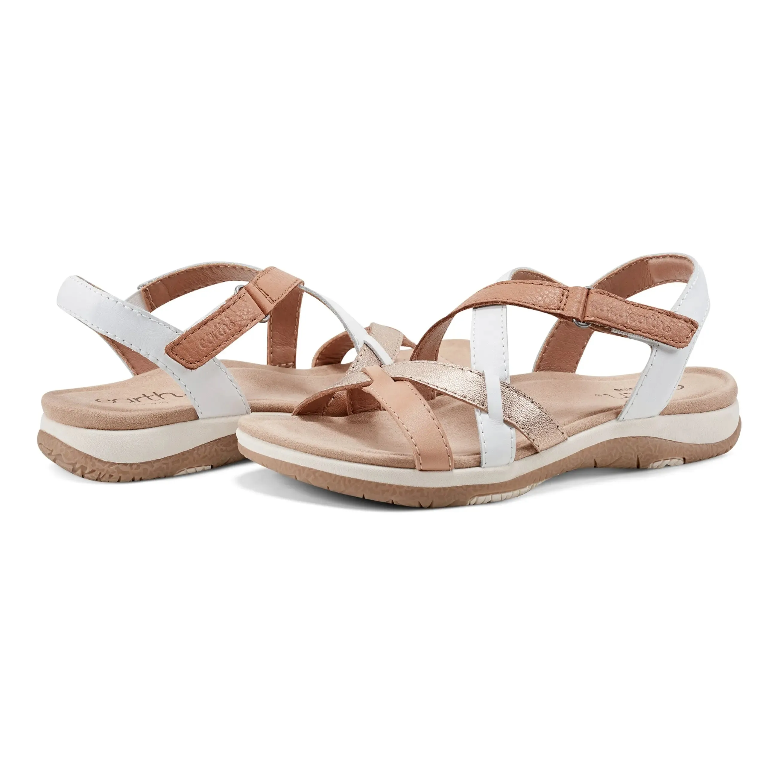 Sterling Casual Strappy Round Toe Flat Sandals