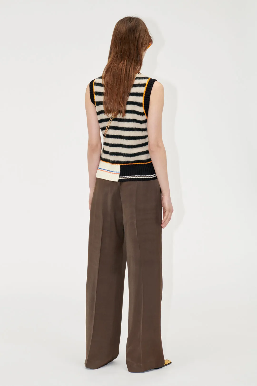 Stine Goya Ciara Pants Heavy Satin Fudge