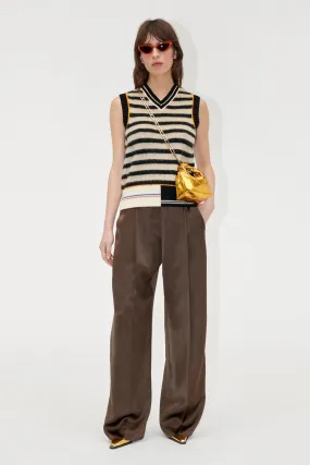 Stine Goya Ciara Pants Heavy Satin Fudge