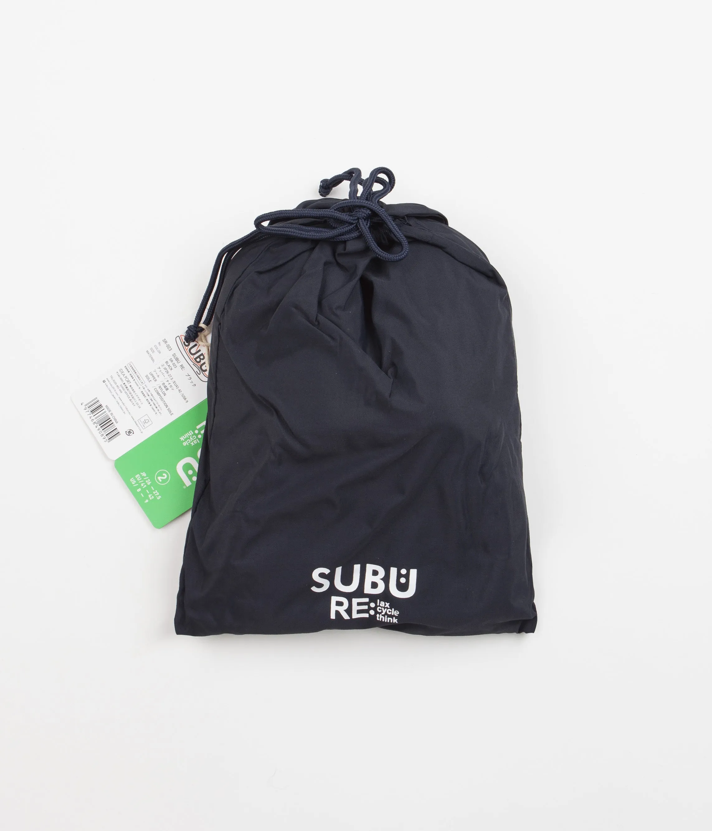 Subu Recycled Sandals - Black