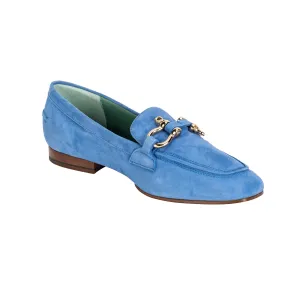 Suede Loafer - Sky Blue