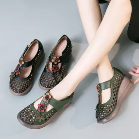 Summer Flower Hollow Women Sandals