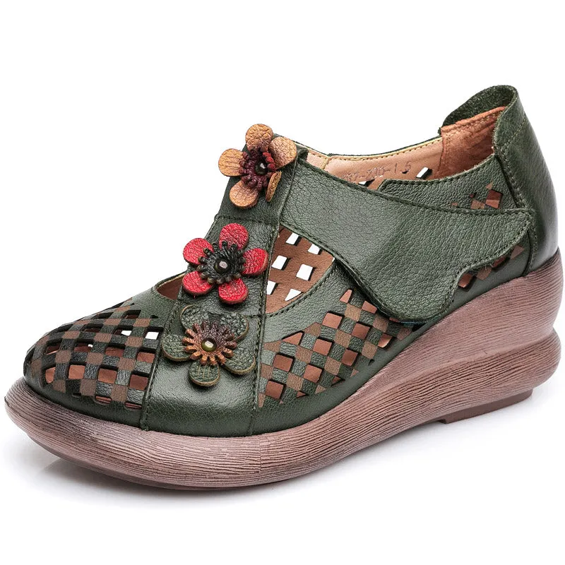 Summer Flower Hollow Women Sandals