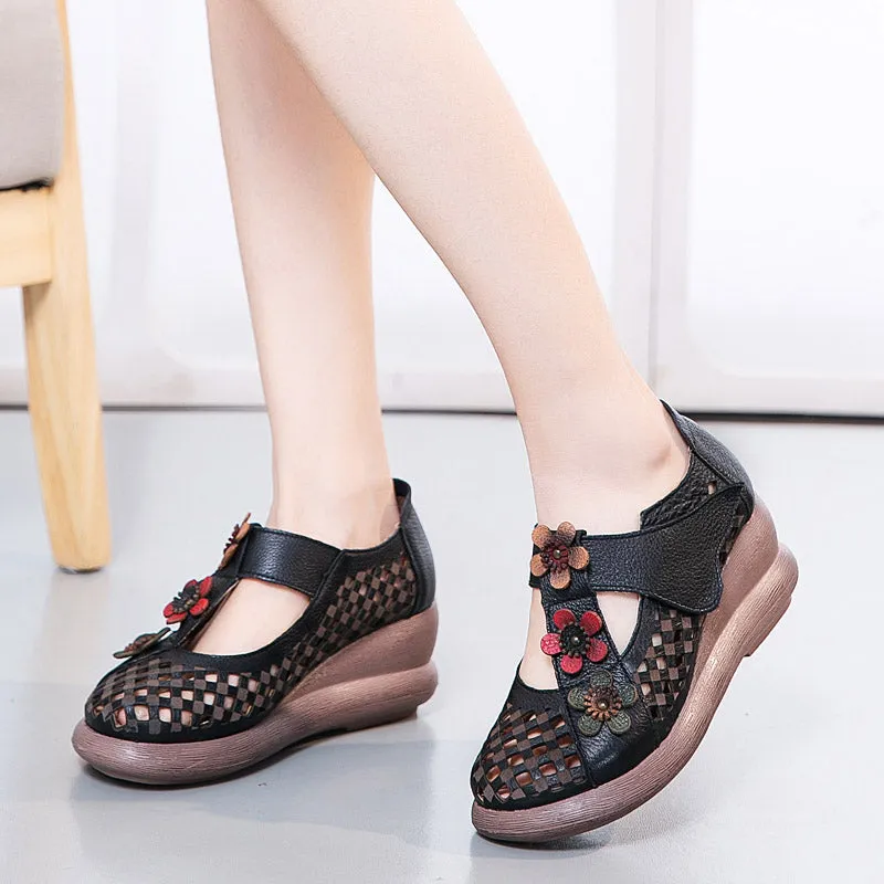 Summer Flower Hollow Women Sandals