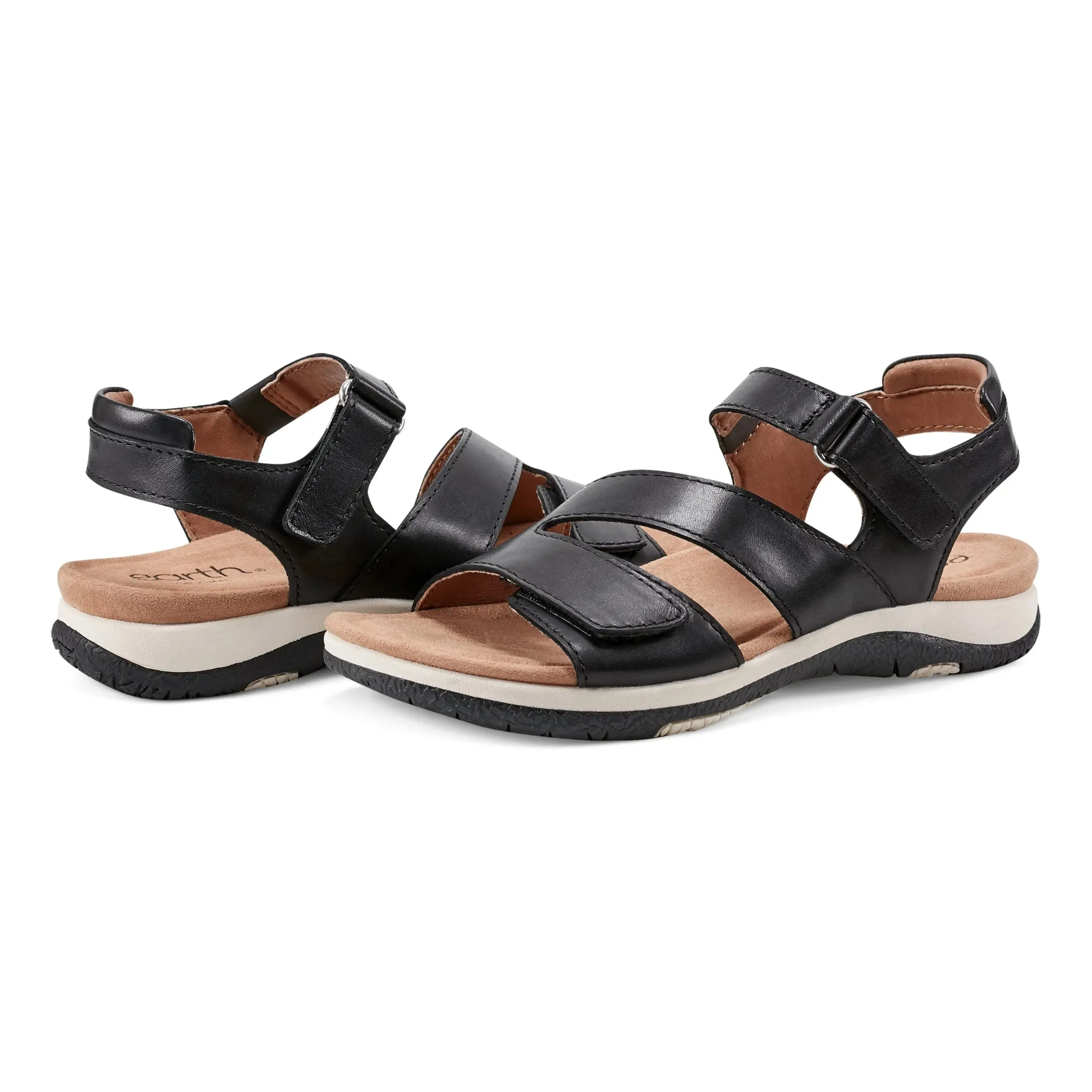 Sureal Casual Strappy Round Toe Flat Sandals