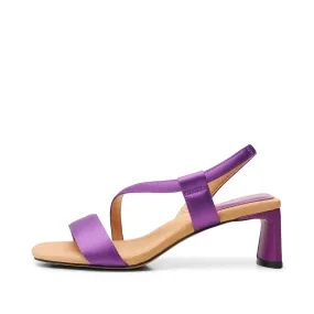 Sylvi sandal satin - VIOLET SATIN