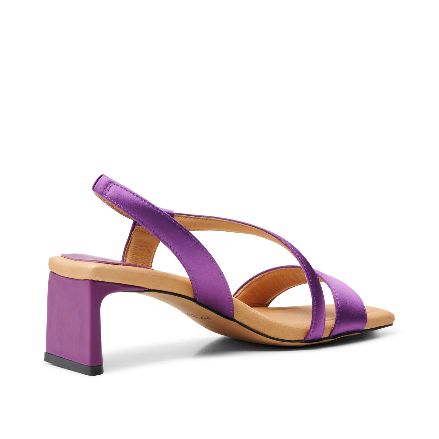 Sylvi sandal satin - VIOLET SATIN