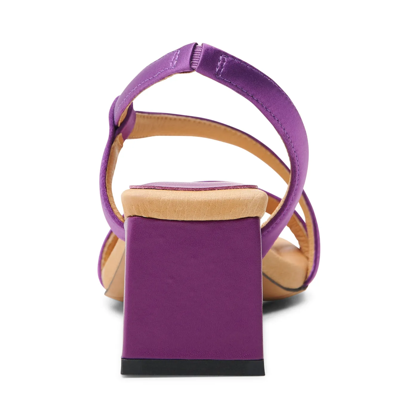 Sylvi sandal satin - VIOLET SATIN