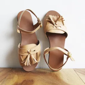 Tasseled sandals