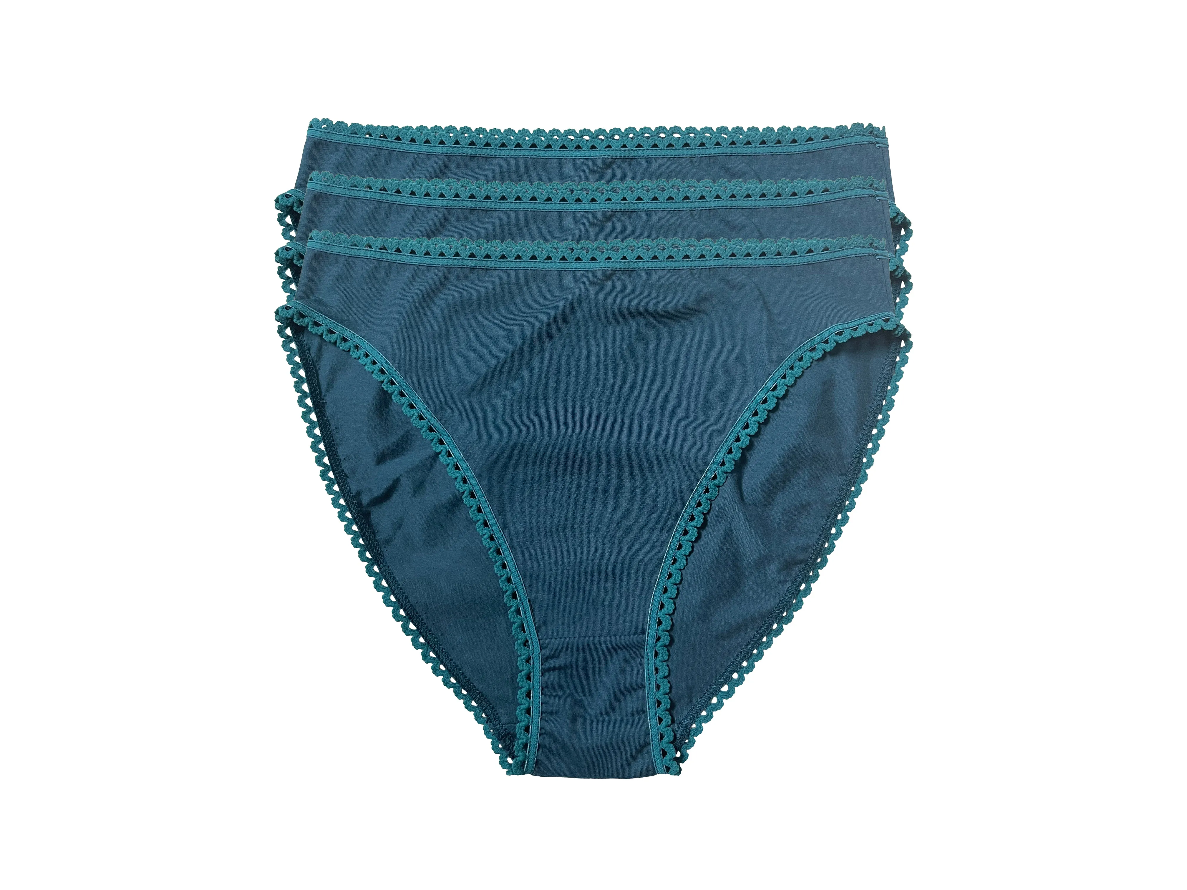 Teal High Leg Brief