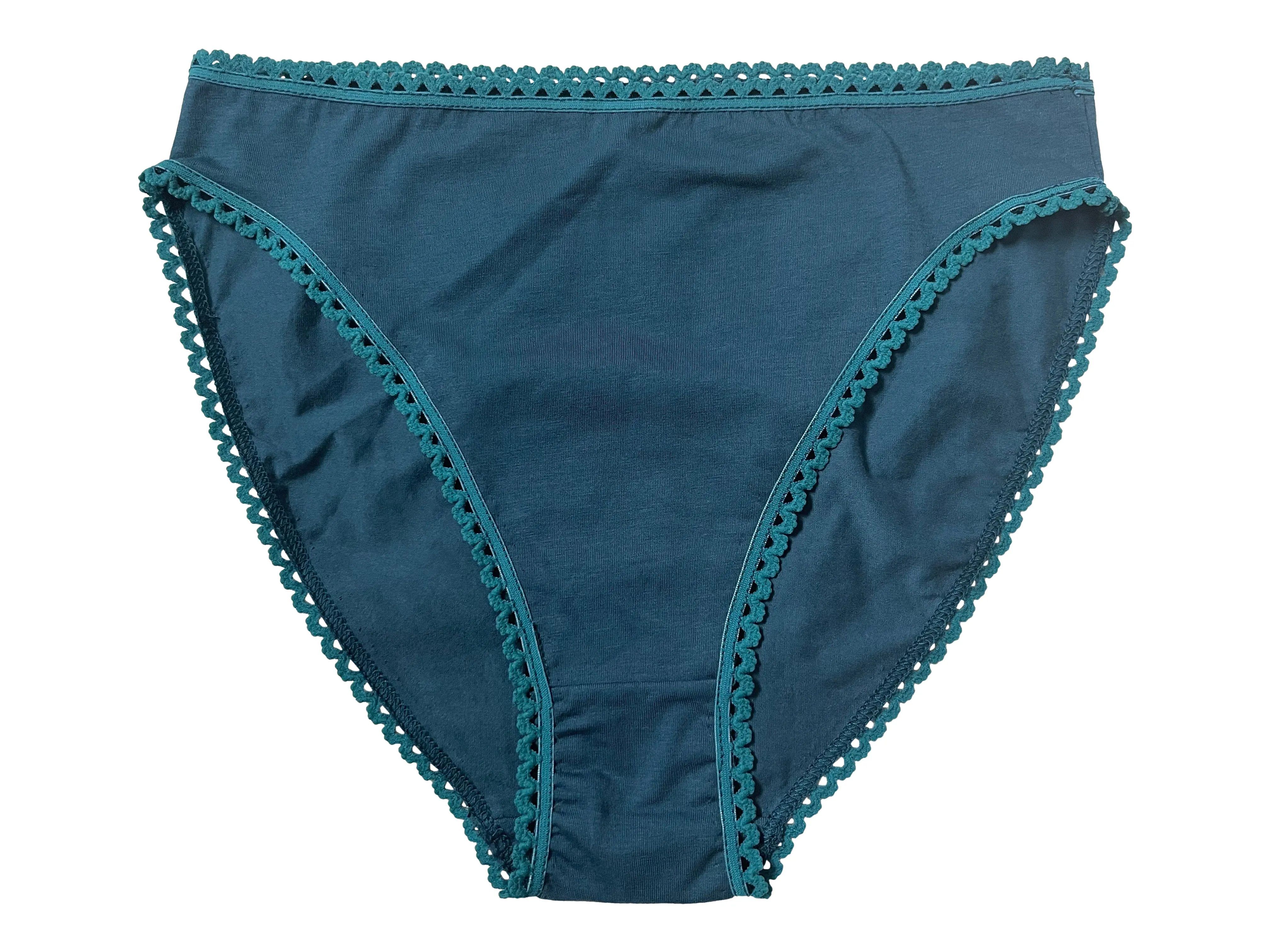 Teal High Leg Brief