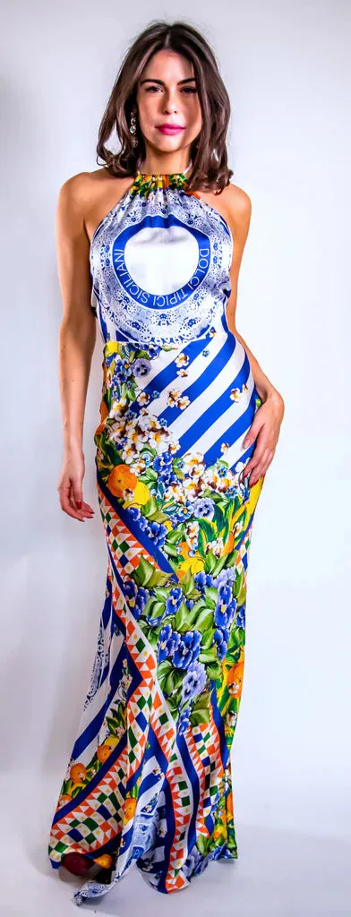 Trisha Paterson BLUE SICILIAN Dress