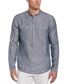 Two-Pocket Pintuck Popover Shirt