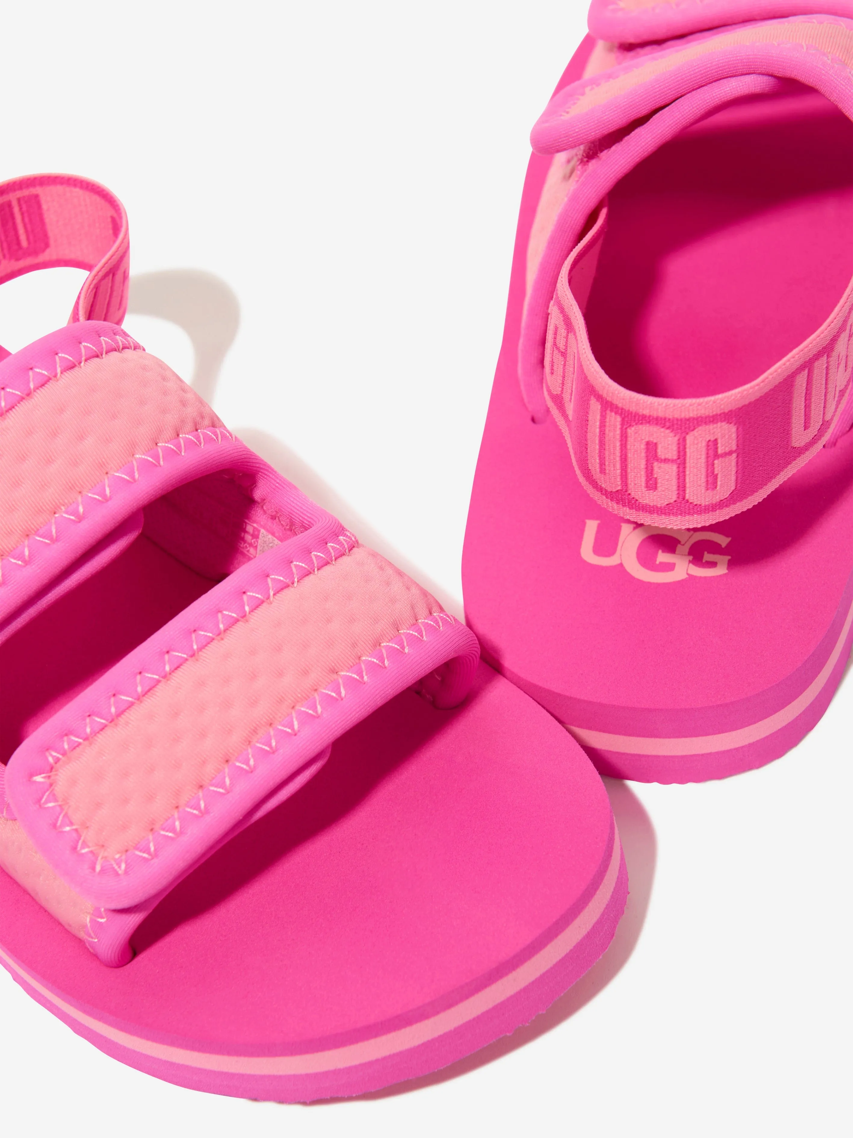 UGG Girls Lennon Slingback Sandals in Pink