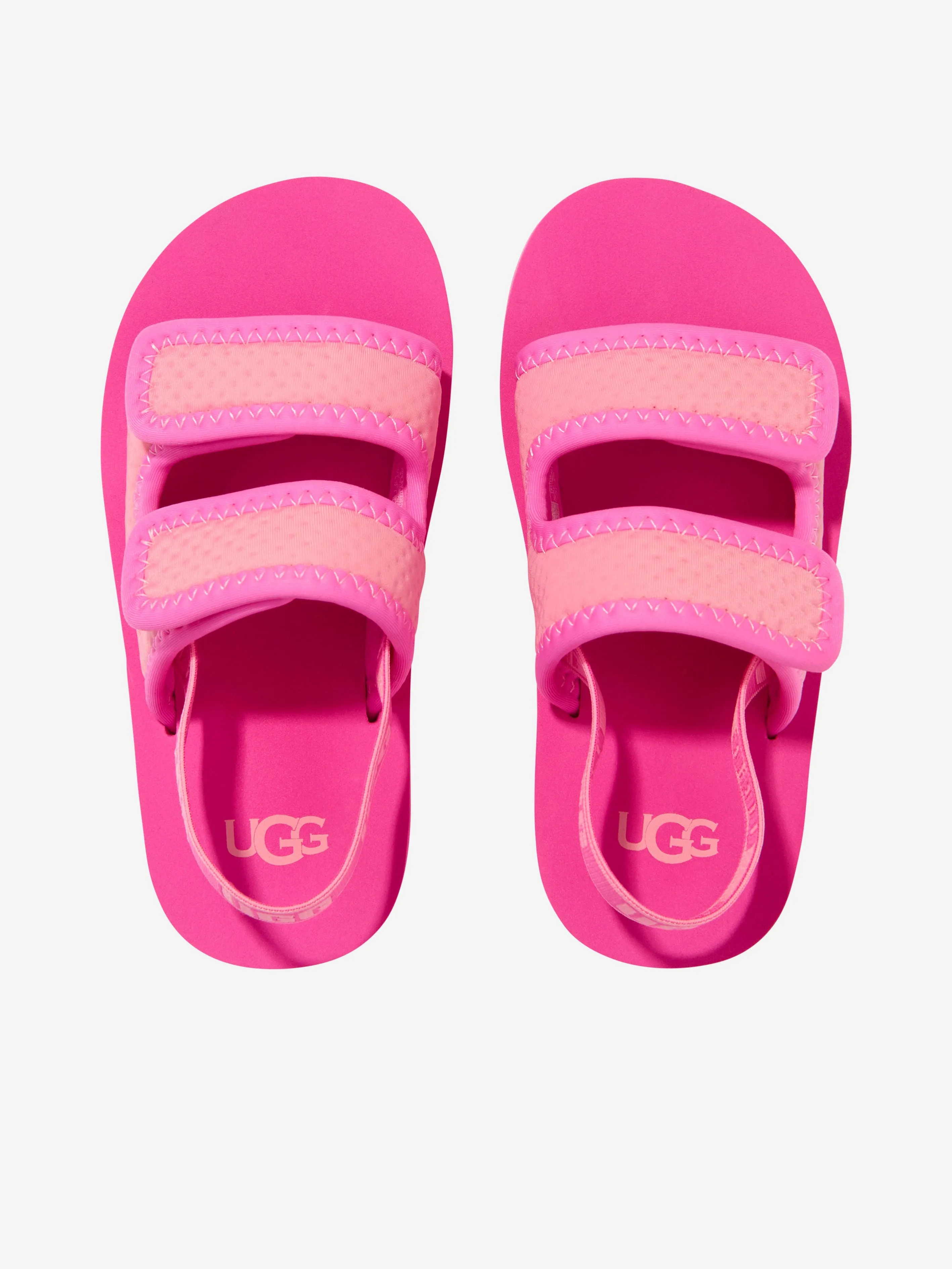 UGG Girls Lennon Slingback Sandals in Pink