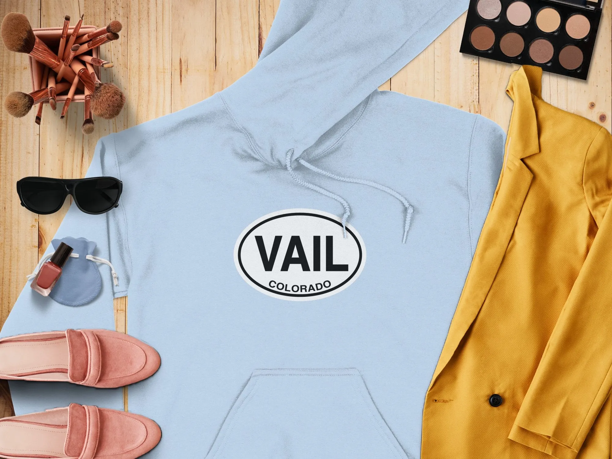 Vail Travel Vacation Hoodie for Elegant Mountain Getaways