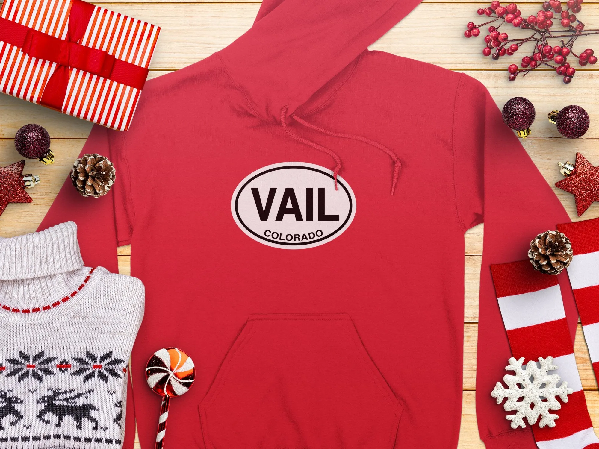 Vail Travel Vacation Hoodie for Elegant Mountain Getaways