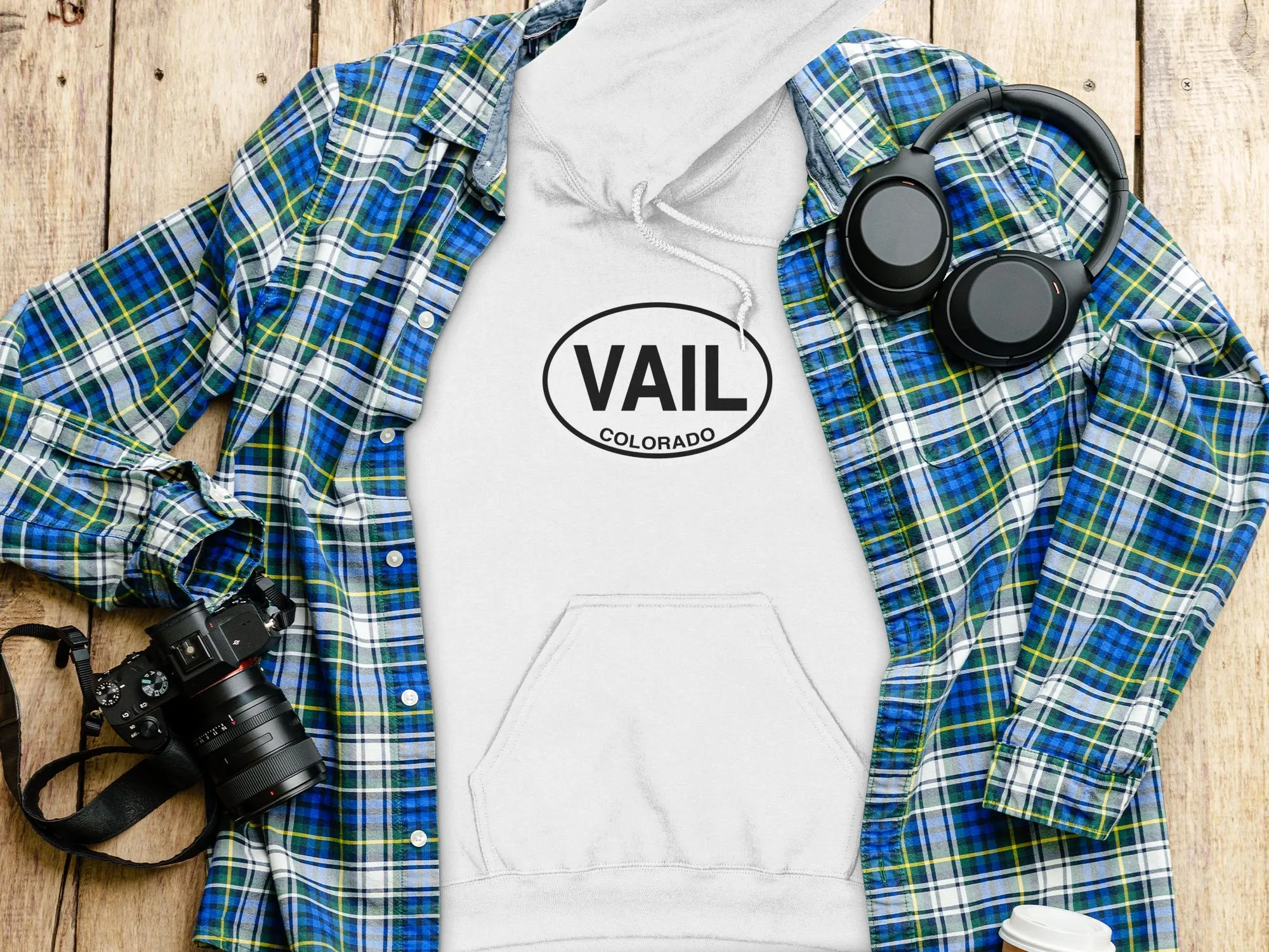 Vail Travel Vacation Hoodie for Elegant Mountain Getaways