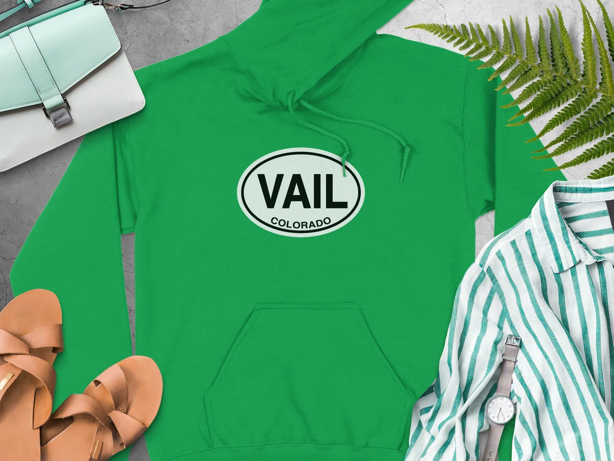 Vail Travel Vacation Hoodie for Elegant Mountain Getaways