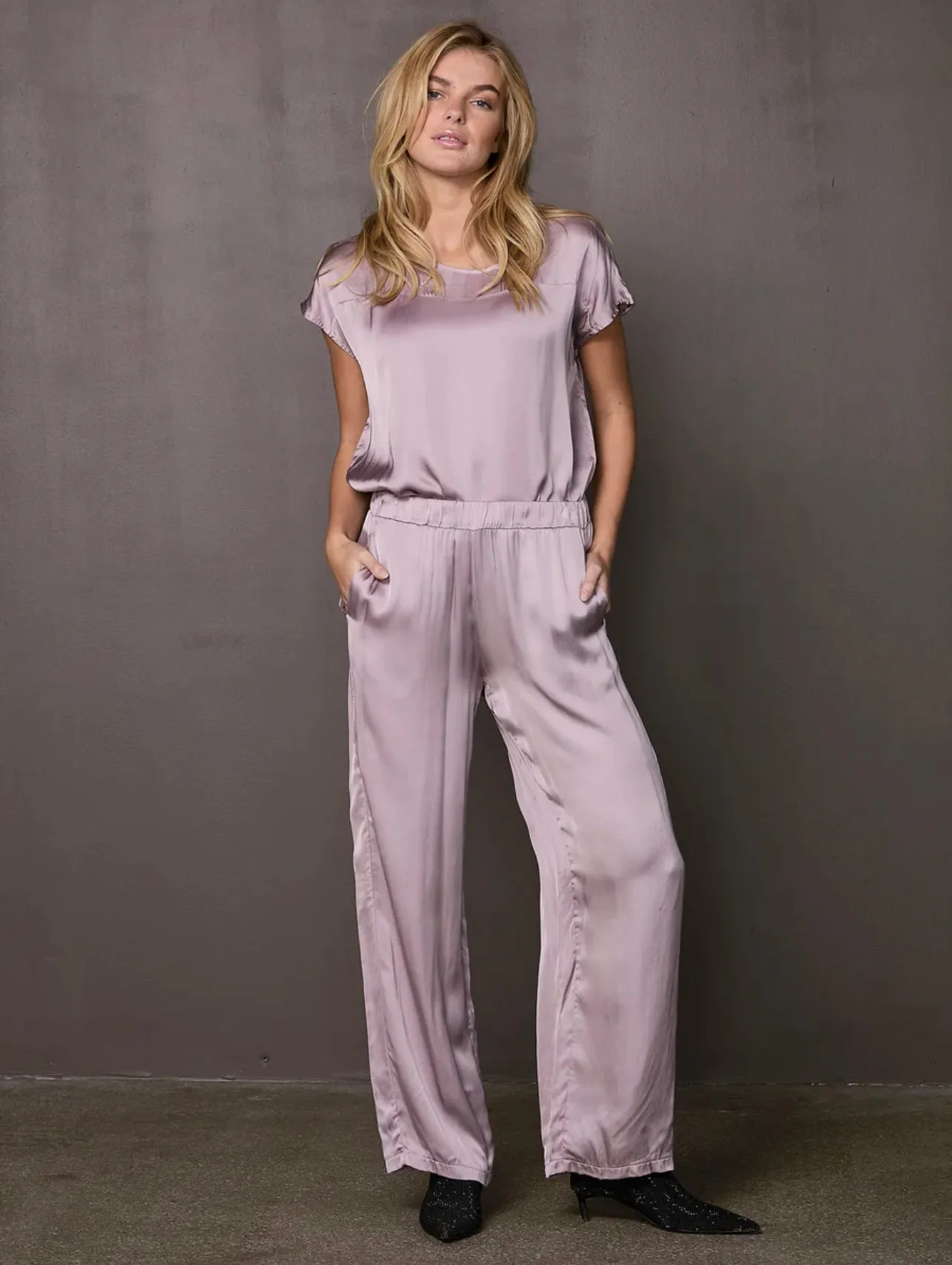 Valina Trouser in Dusty Purple