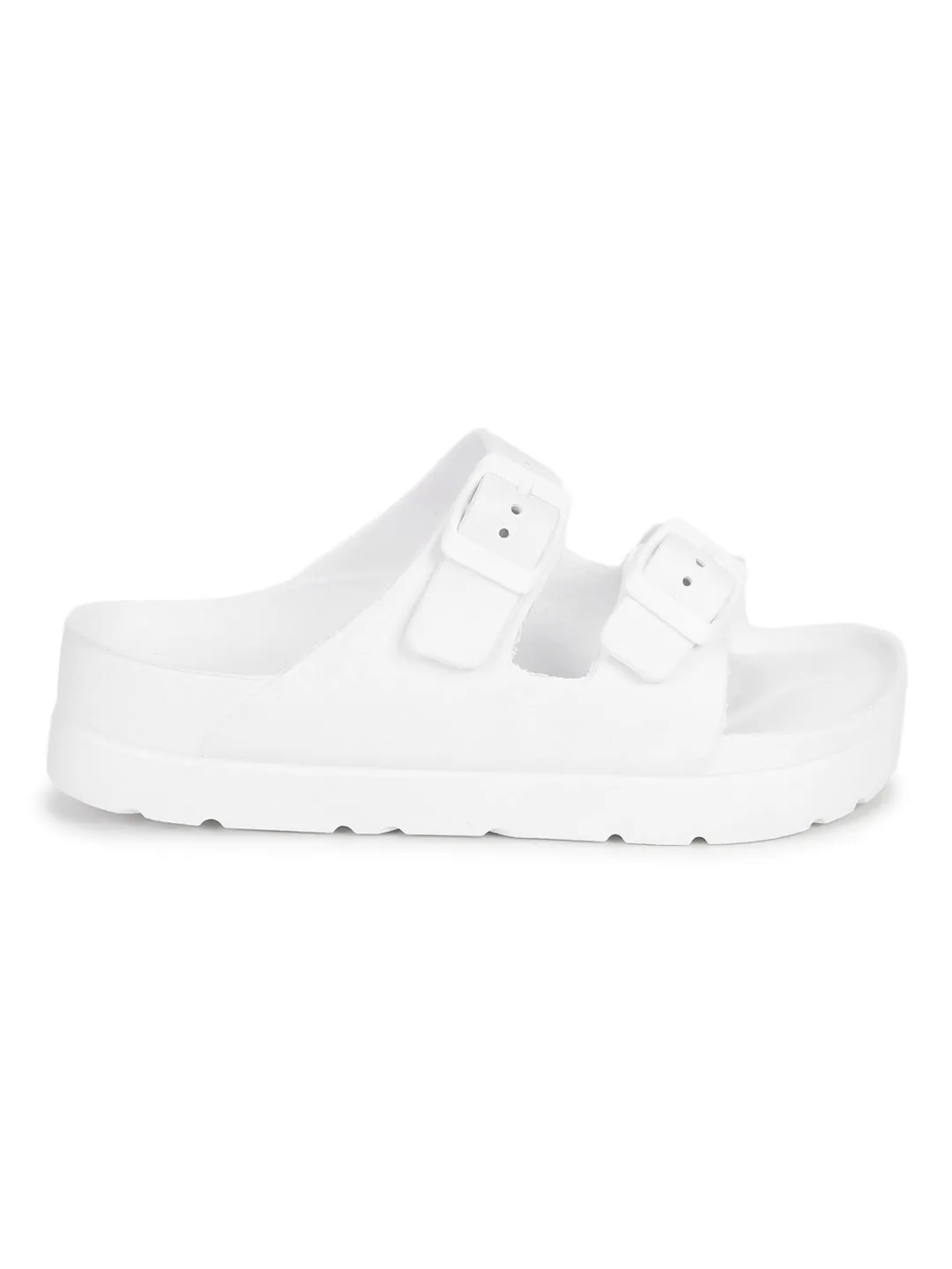 White PU Slip-On Flats (TC-ROME1-WHT)