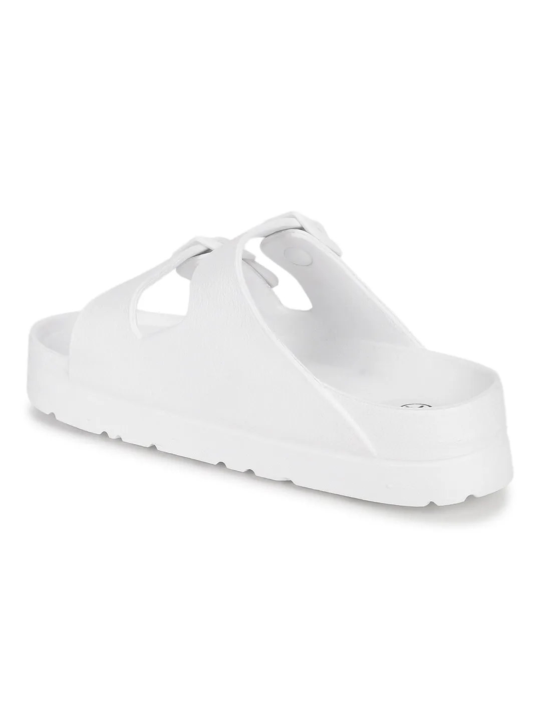 White PU Slip-On Flats (TC-ROME1-WHT)